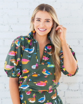 Anna Duck Top Olive