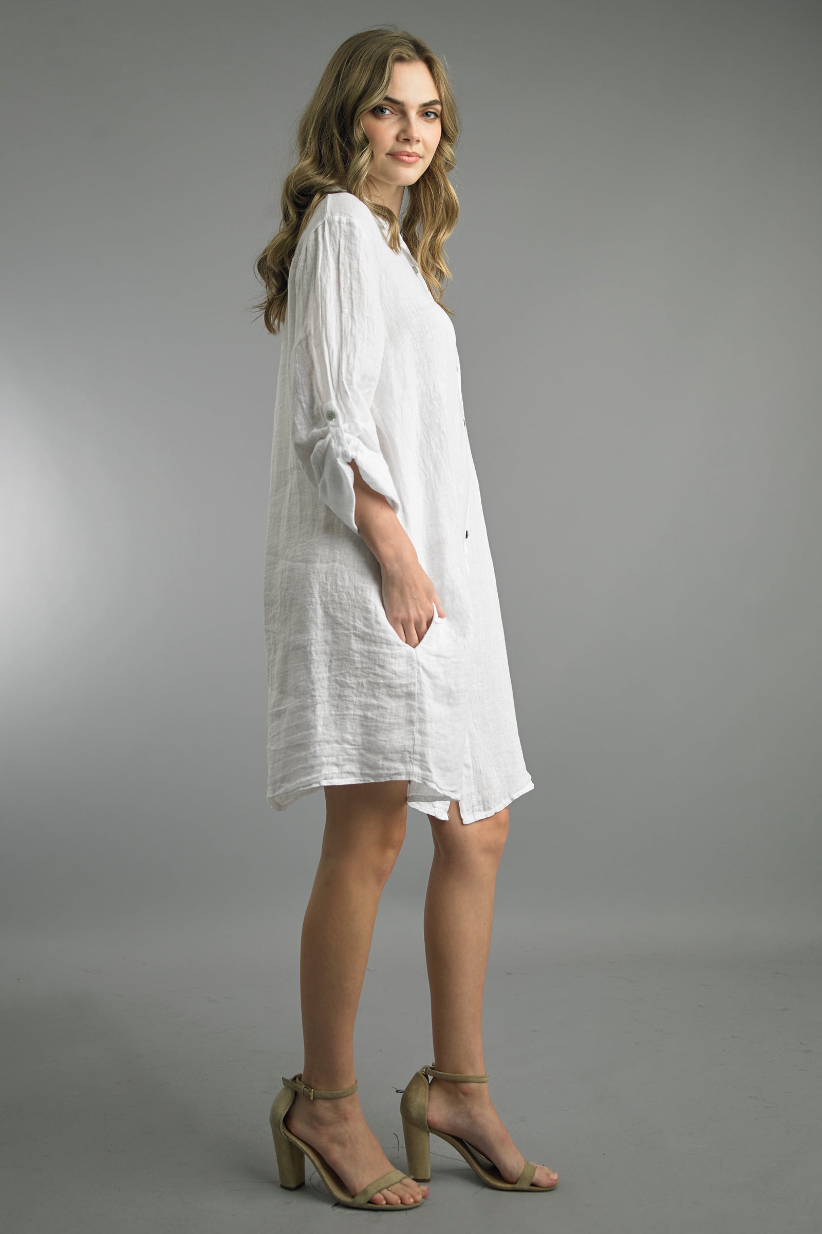 Button Front Dress