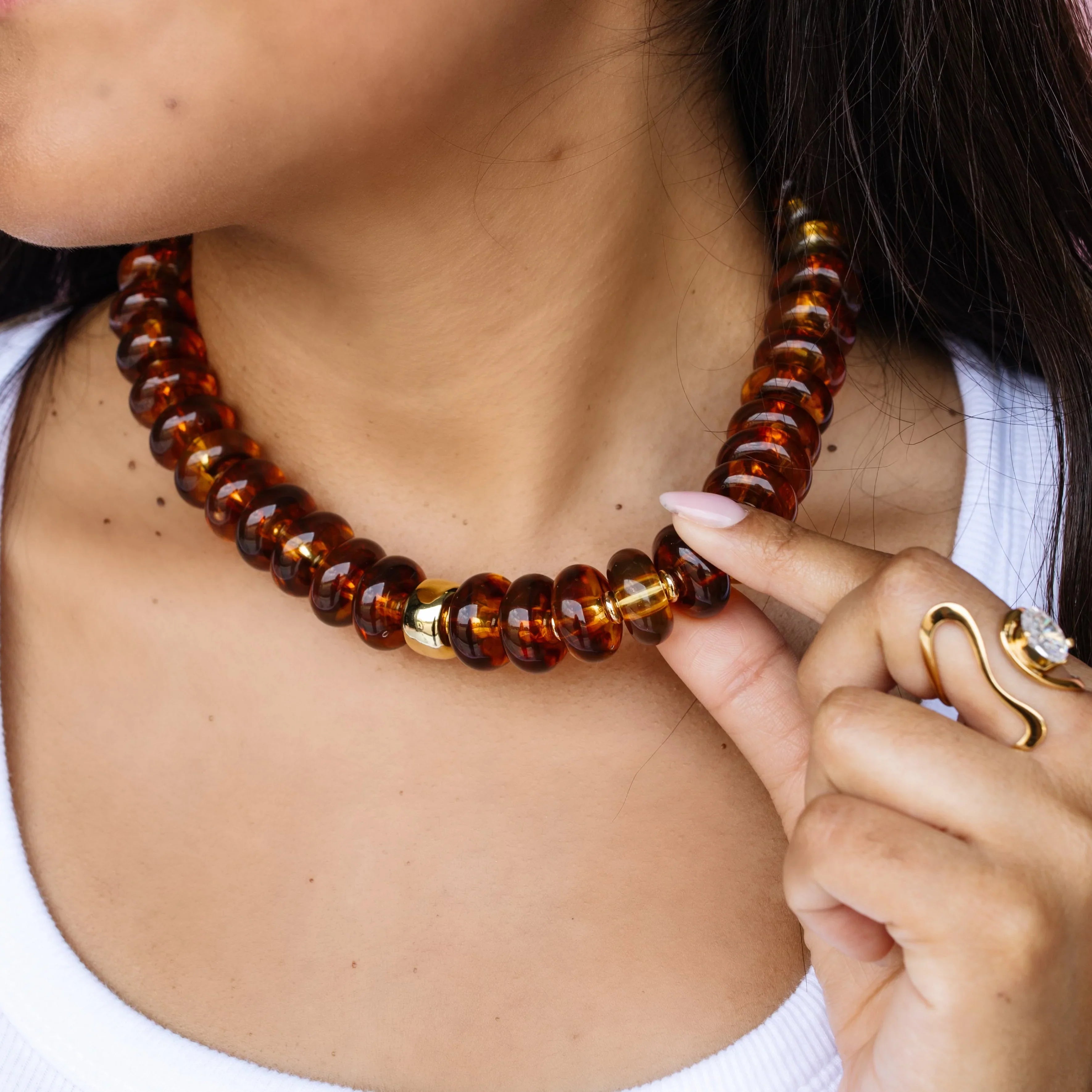 Amber Glow Necklace