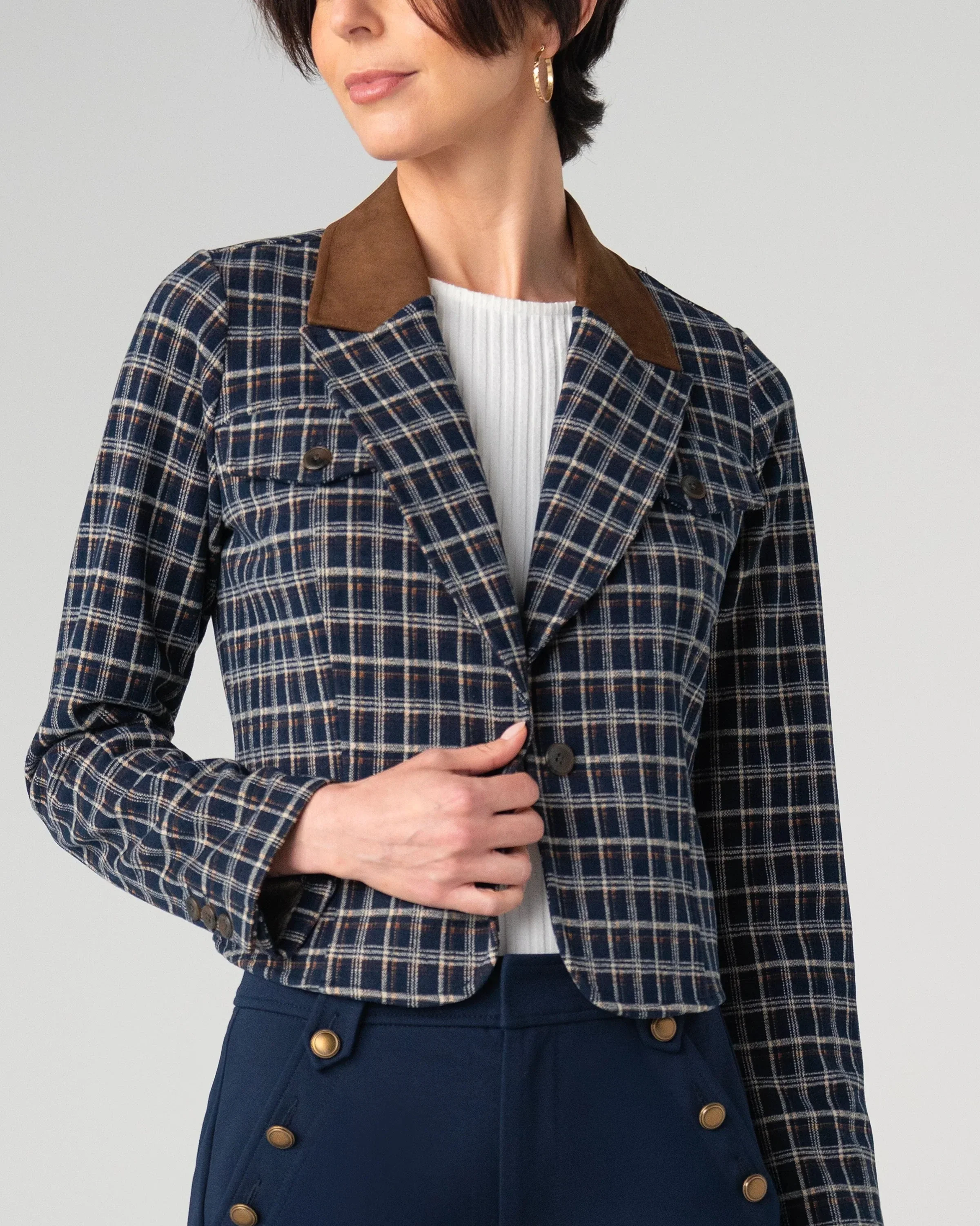 Cropped Blazer