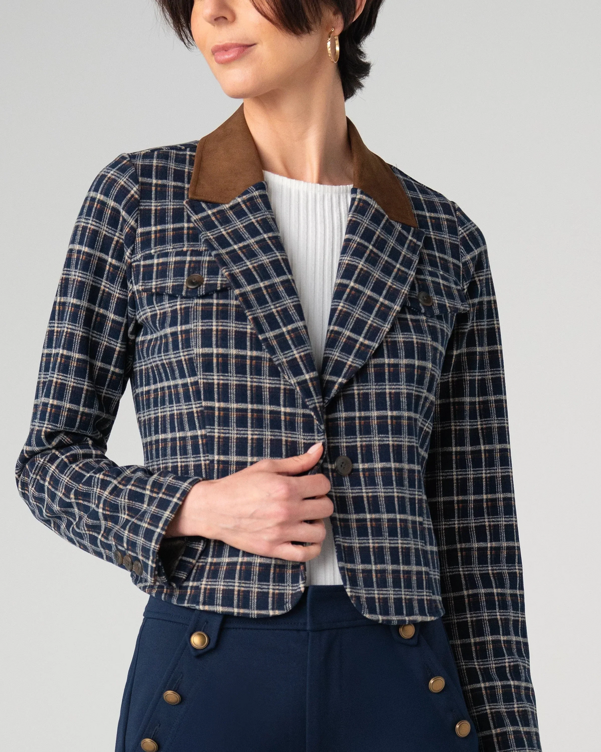 Cropped Blazer