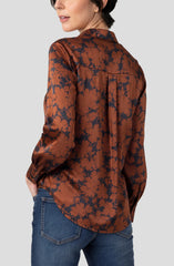 Button Front Woven Blouse