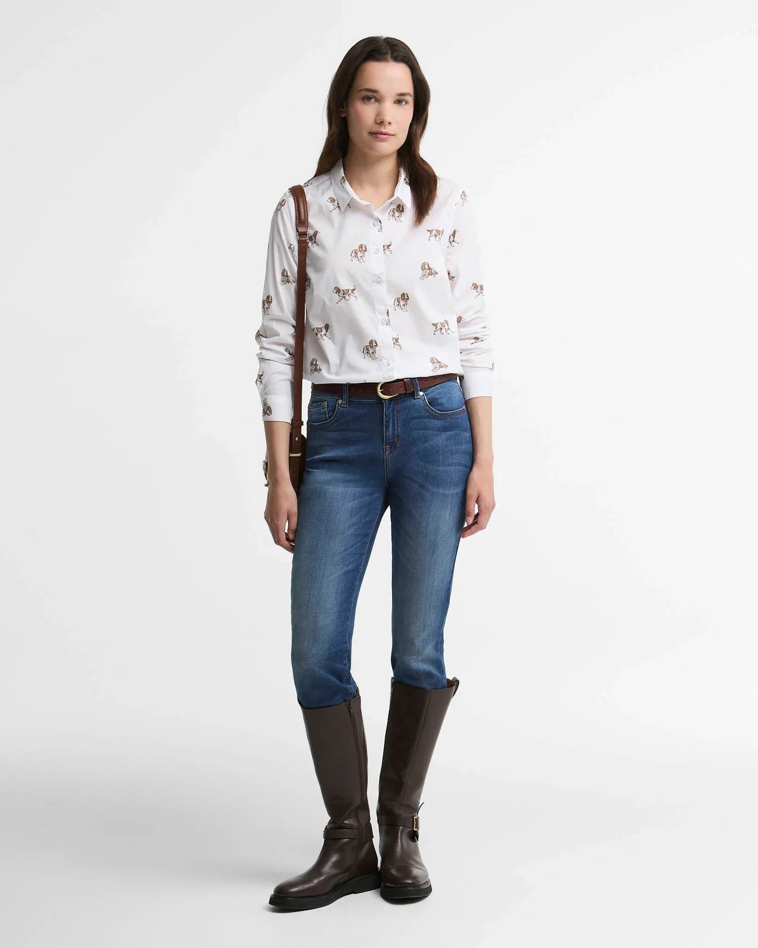 Brambles Tailored Long-Sleeved Shirt - Multi Dog