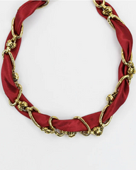 Don't Get It Twisted Maroon Collar