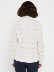 Cable Sparkle Sweater