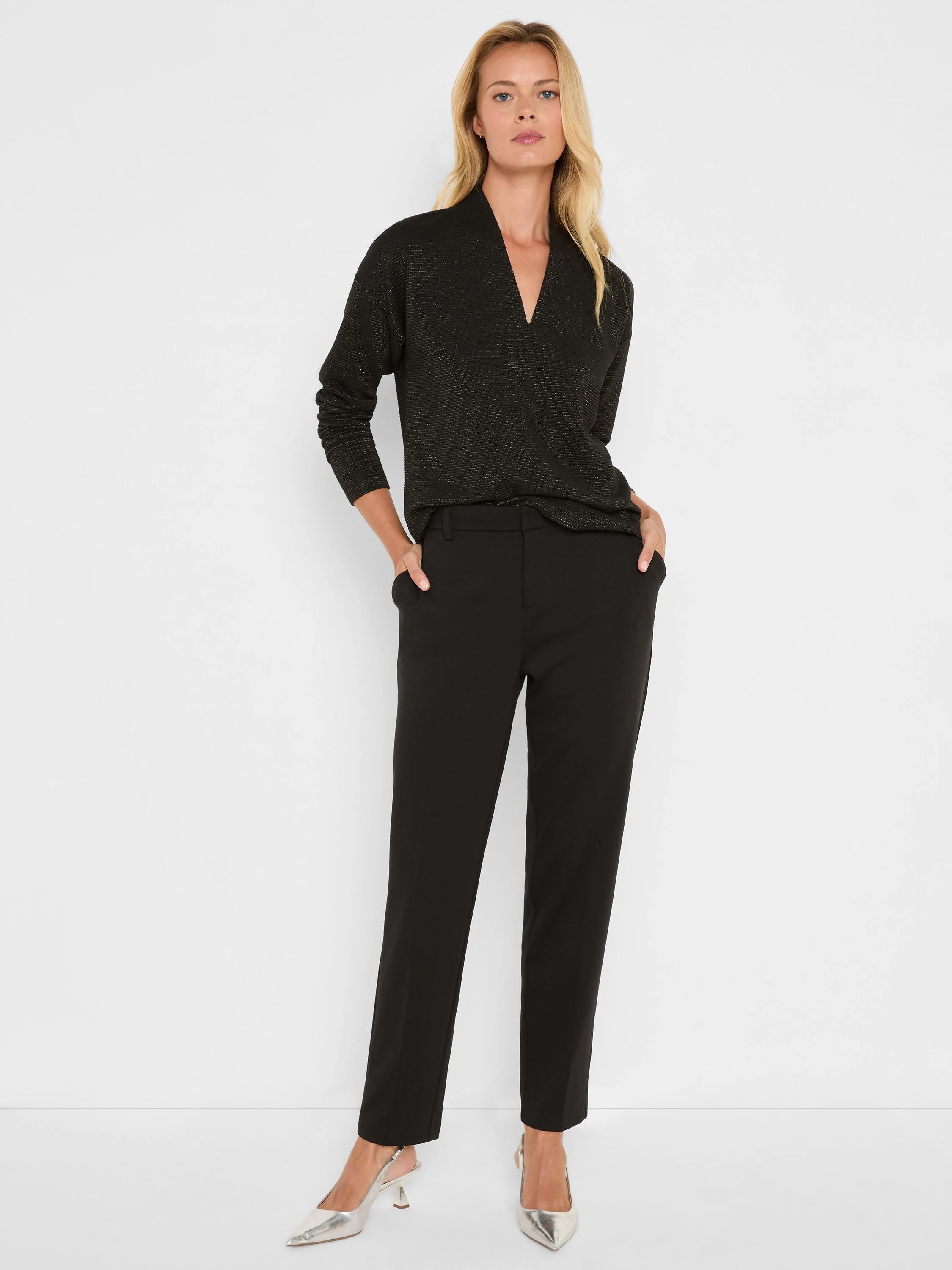 28" Ponte Knit Trouser