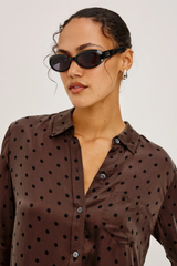 Alyssa - Chocolate Polka Dot