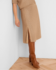 Anytime Sequin Knit Skirt