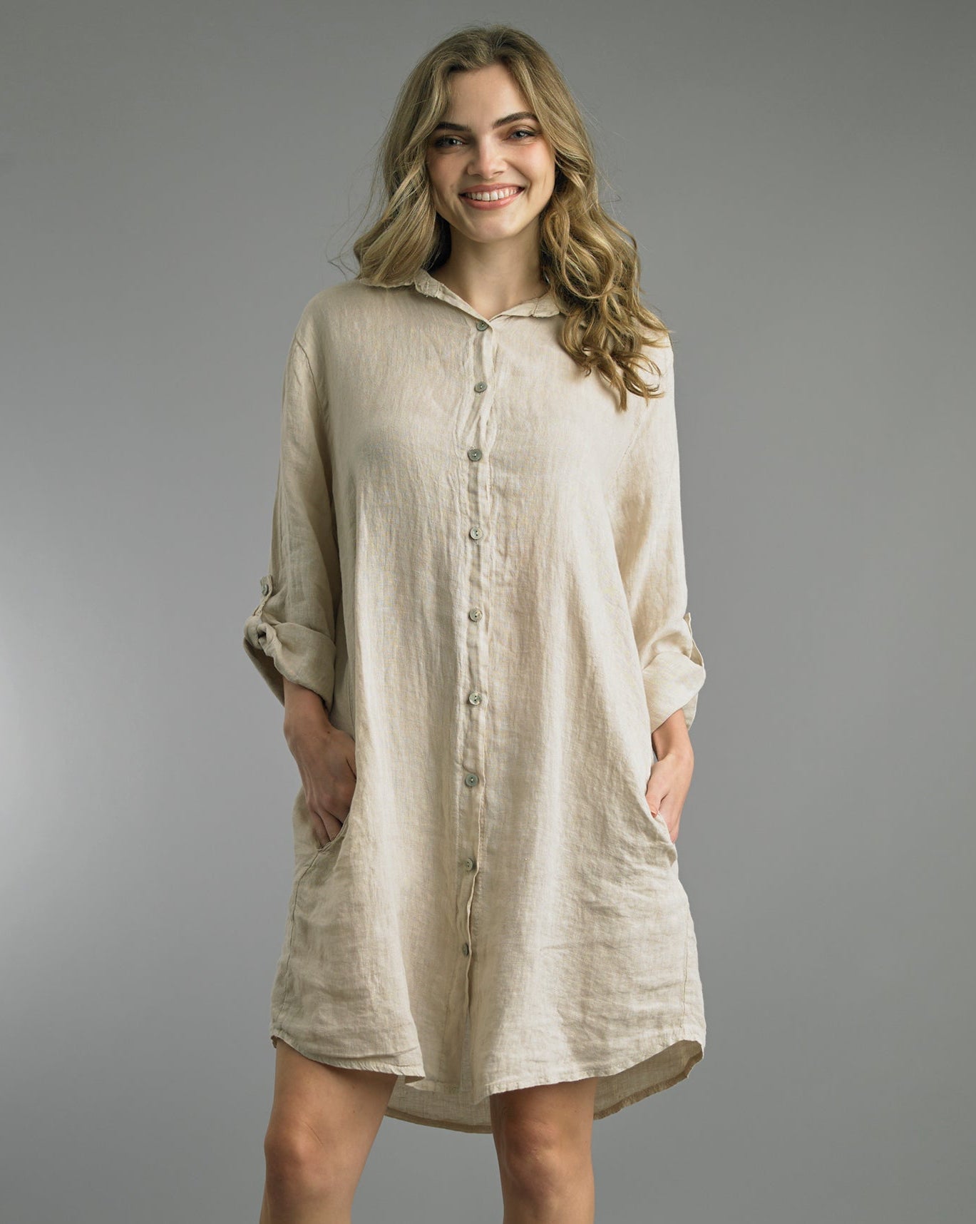 Button Front Dress