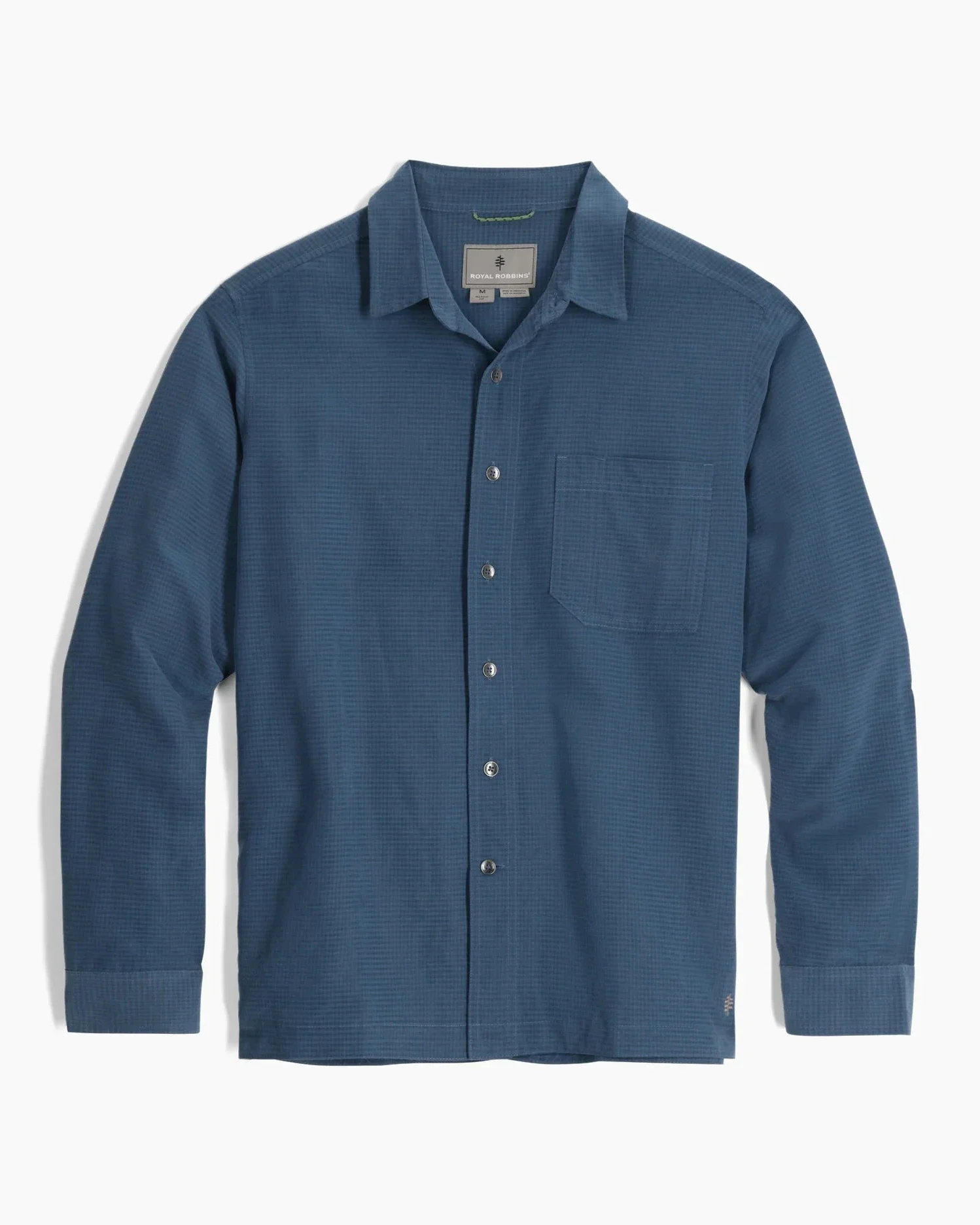 Desert Pucker Dry Long Sleeve - Collins Blue
